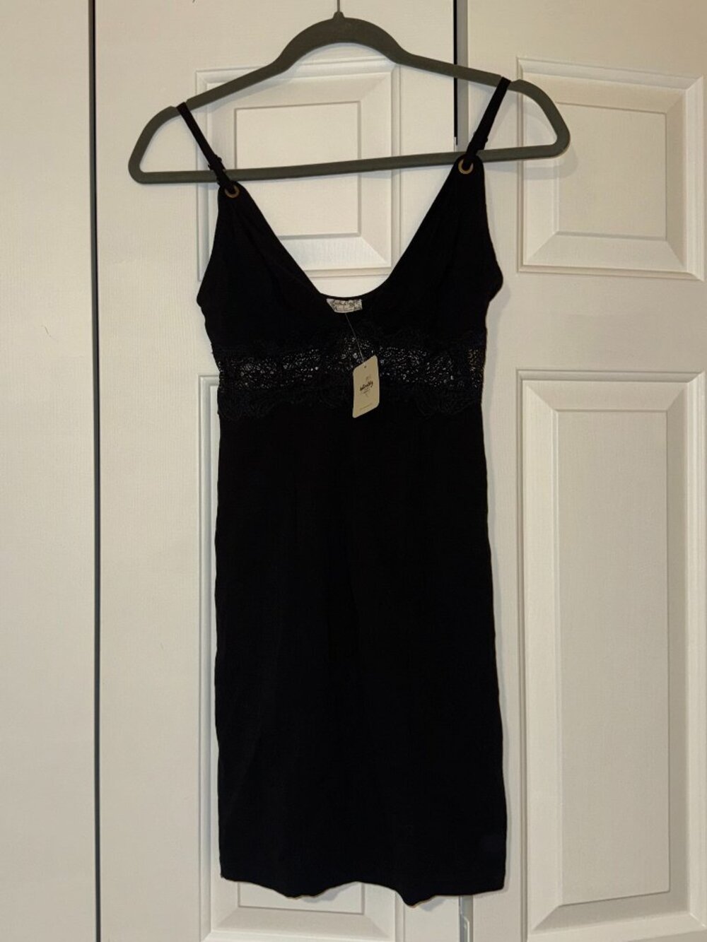 Free People Intimately Black Mini Dress
